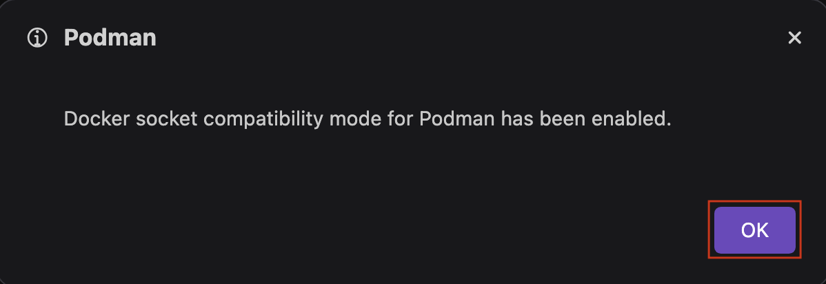 enable docker compatibility