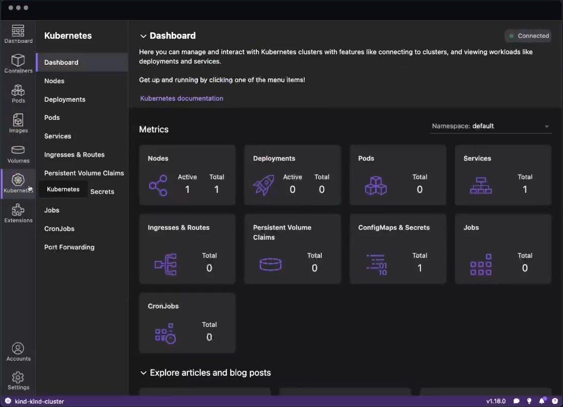 Kubernetes dashboard