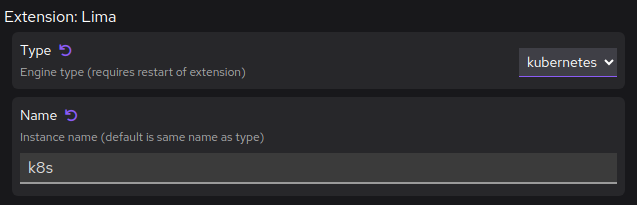 Lima preferences k8s