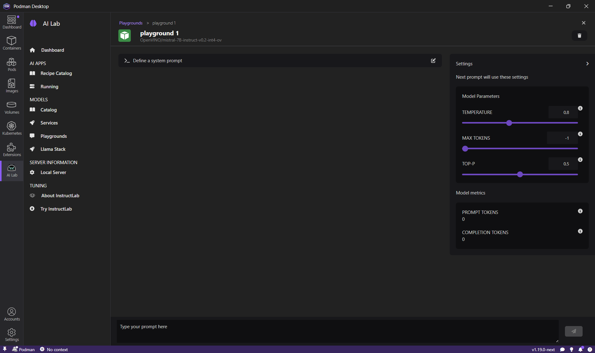 Initial playground on OpenVINO model