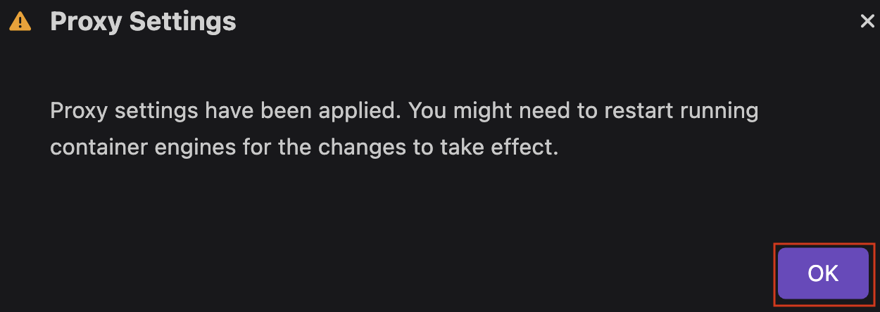 Proxy update notification