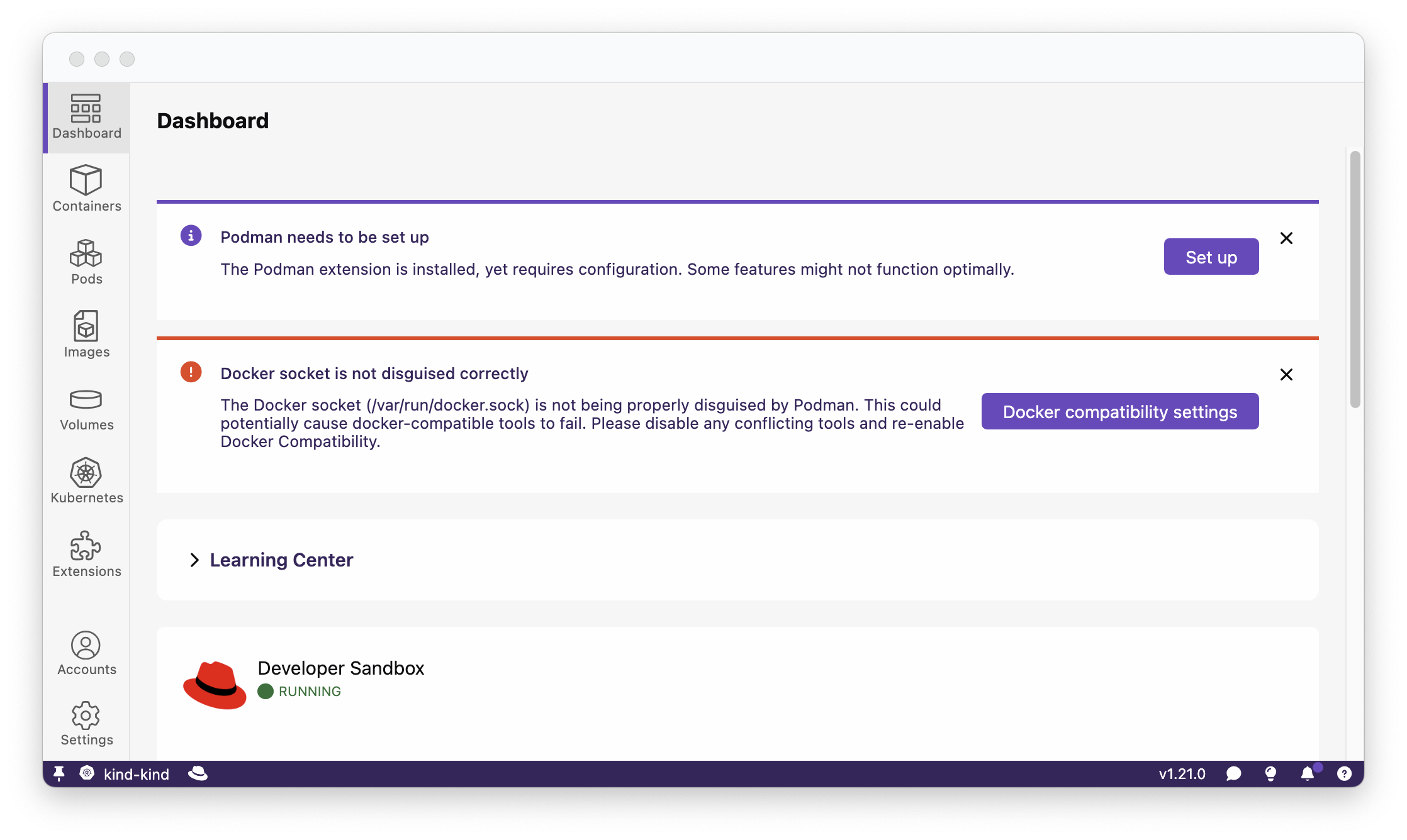 Updated dashboard notification design